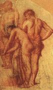 Chevannes, Pierre Puvis de Study of Four Figures for Repose oil on canvas
